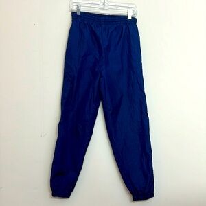 🌞 Rock Creek vintage blue track pants elastic waist & legs zip up legs S